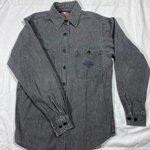 Button Up Harley Davidson Shirt
